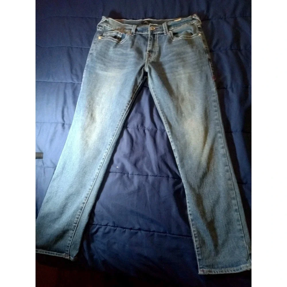 True Religion Rocoo Relaxed Skinny Jeans Men's 36 Blue Denim 36x31